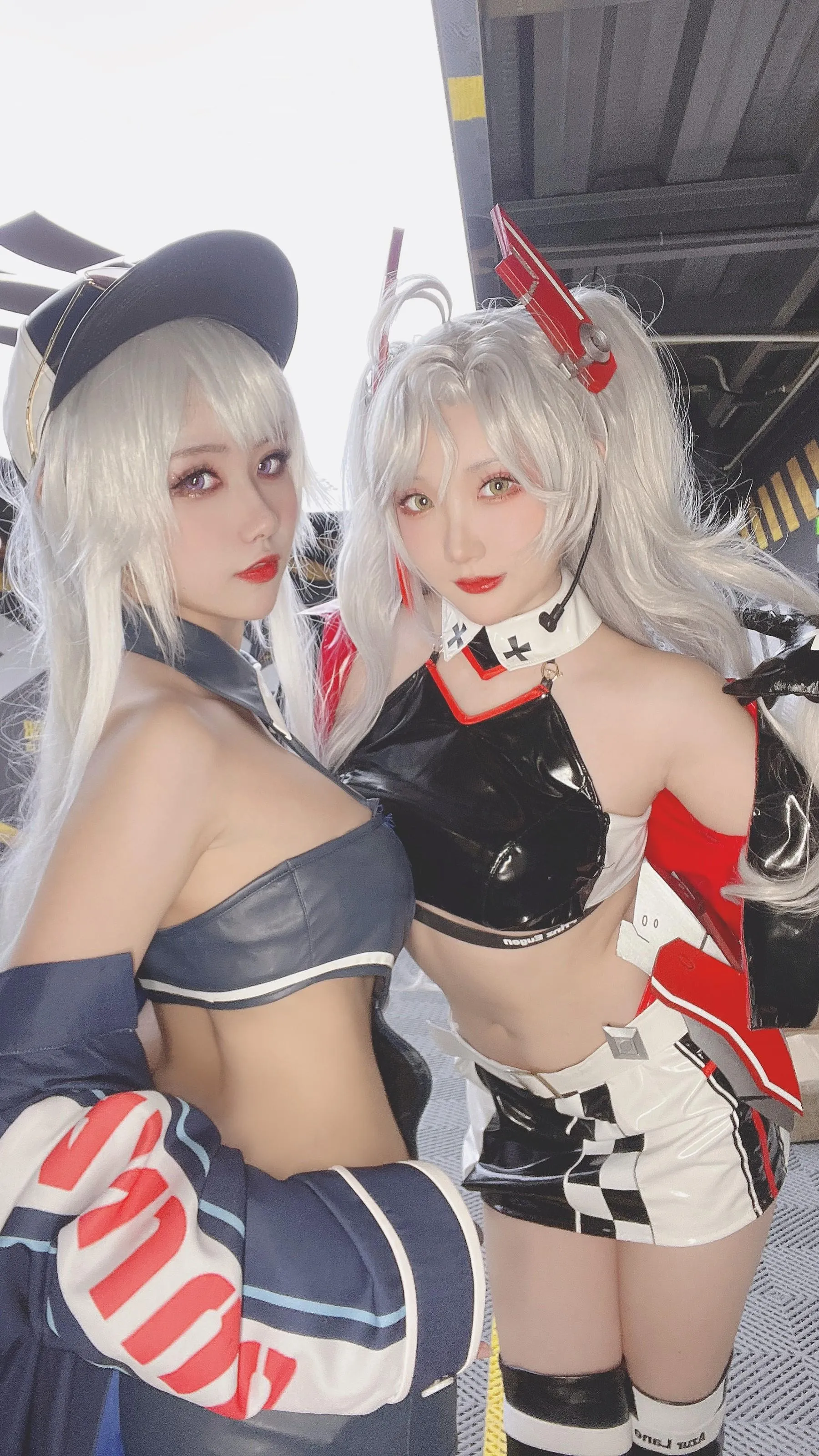 瓜希酱 – NO.80 Momoko葵葵《双人欧根亲王企业赛车VER》-自拍 [18P]插图3